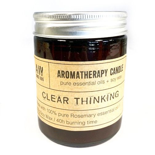 CLEAR THINKING AROMATHERAPY SOY CANDLE