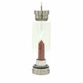 RED JASPER CRYSTAL INFUSED GLASS WATER BOTTLE