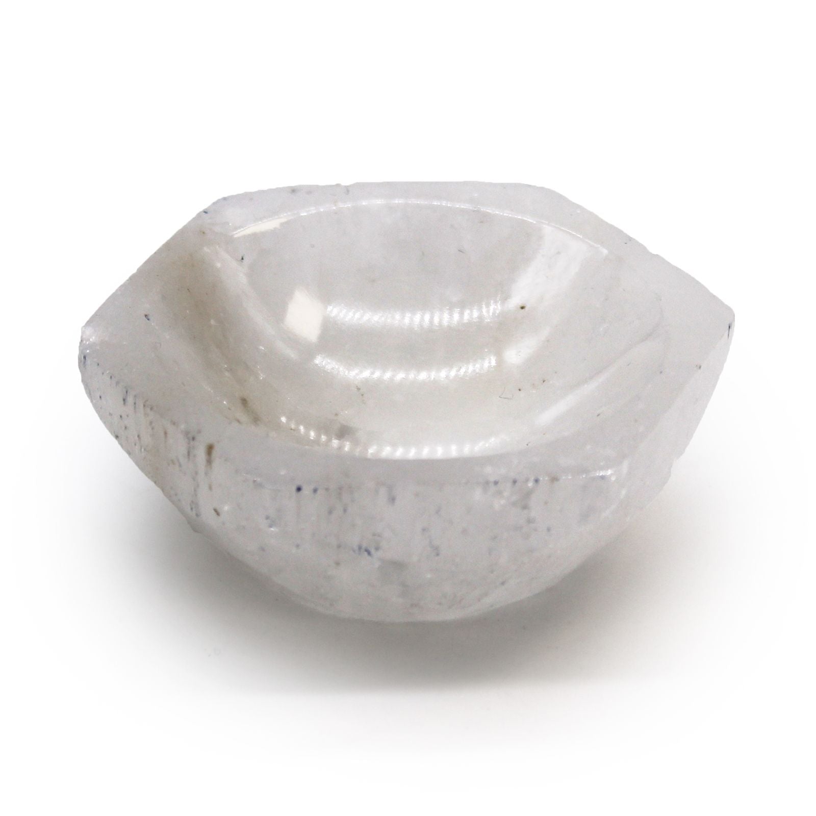 SELENITE HEXAGON BOWL (6CM)