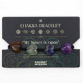"MY HEART IS OPEN" CHAKRA AFFIRMATION BRACELET