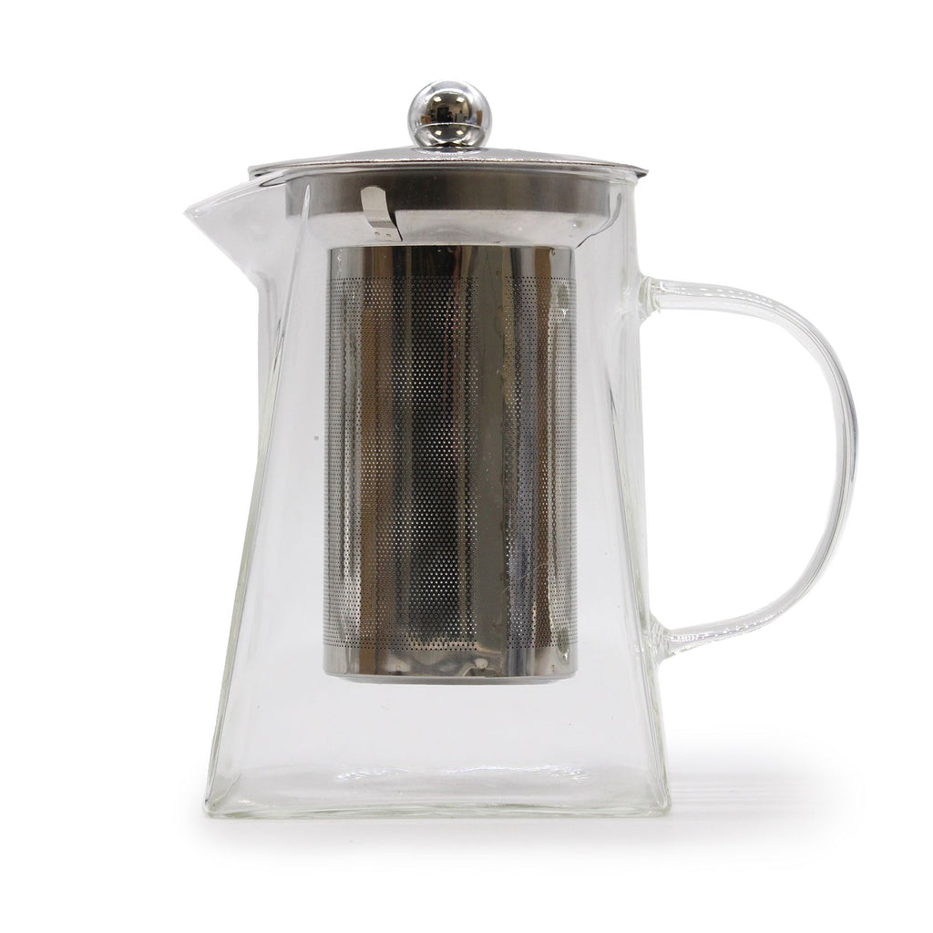 TOWER GLASS TEAPOT + INFUSER