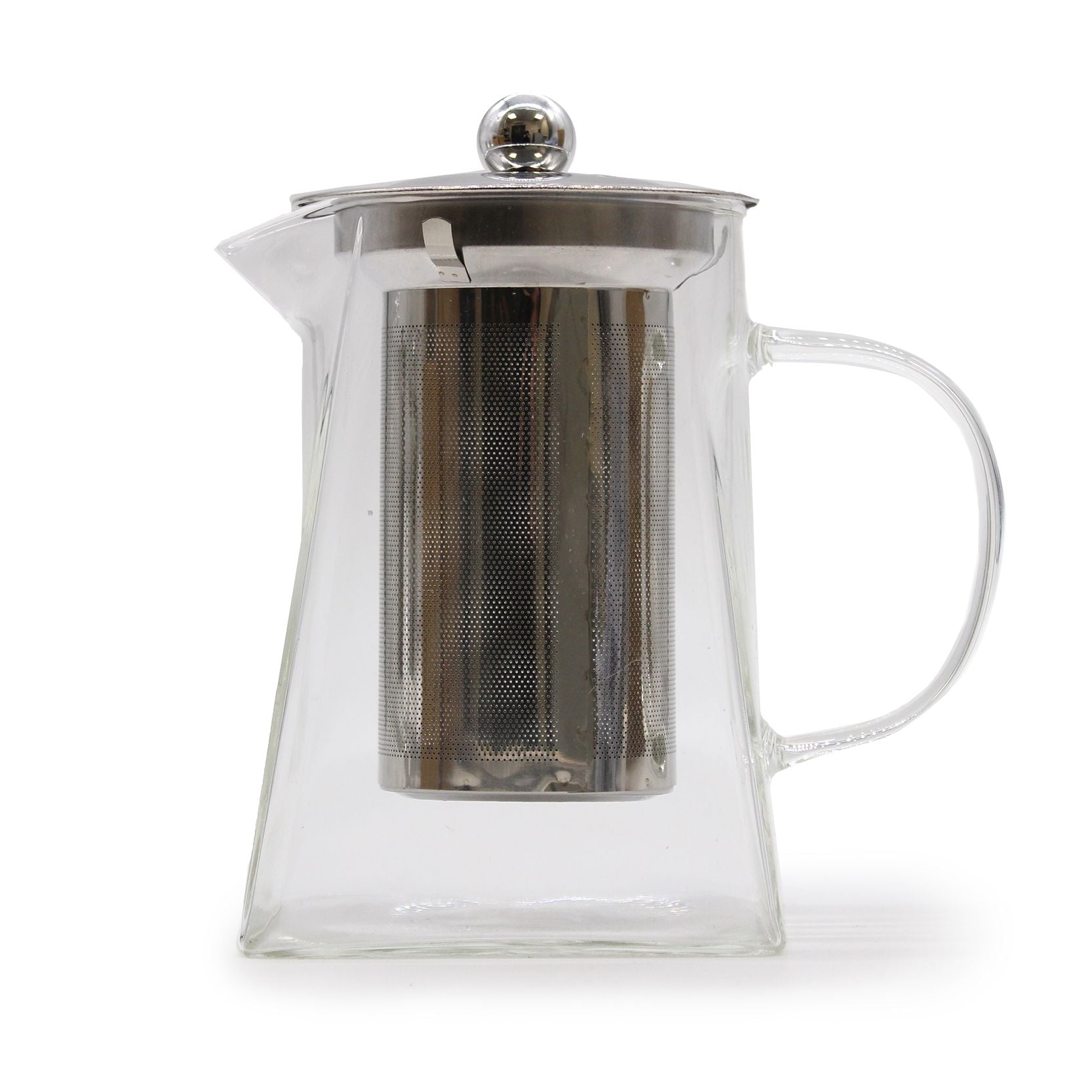TOWER GLASS TEAPOT + INFUSER
