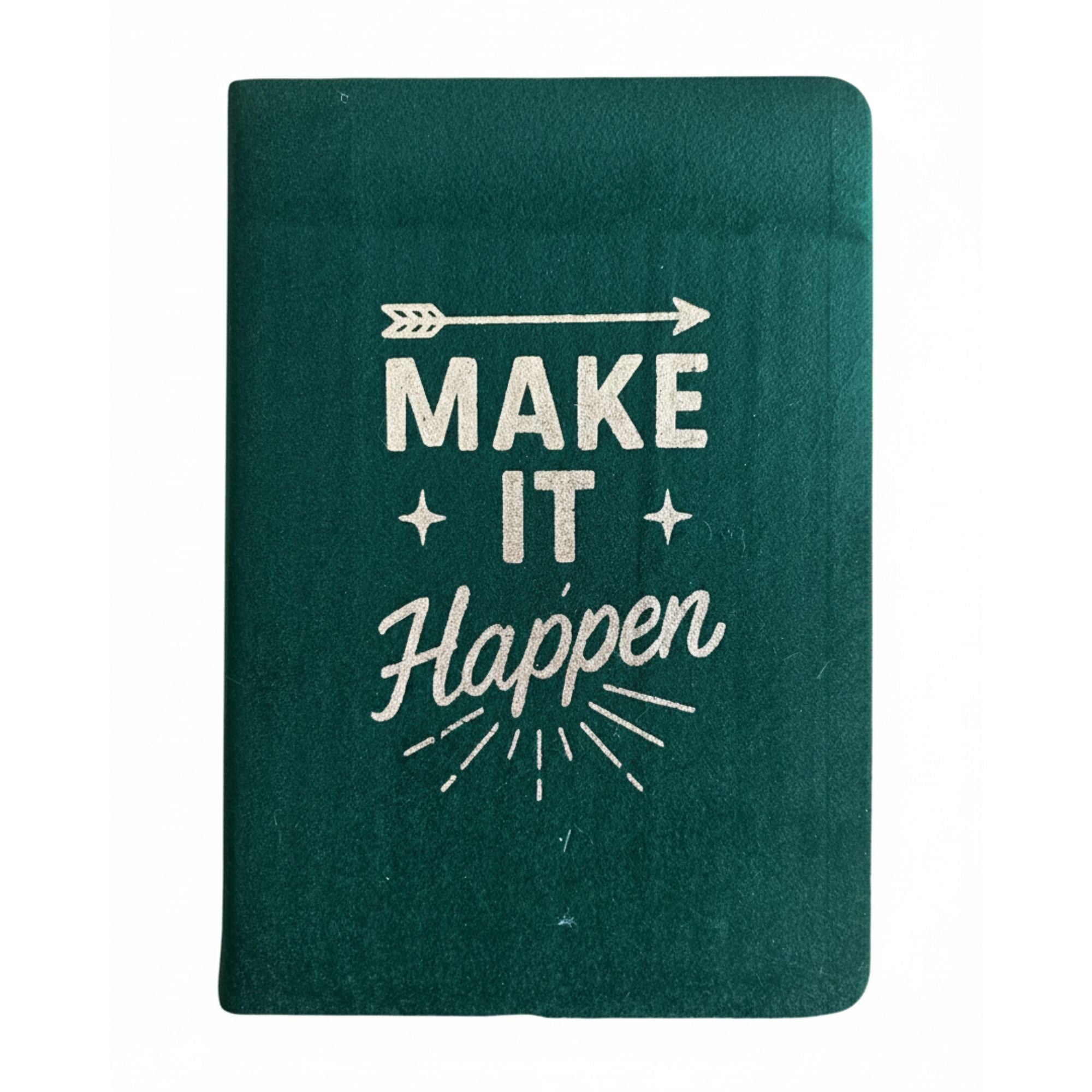 MAKE IT HAPPEN VELVET NOTEBOOK