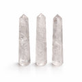 CLEAR QUARTZ SIX FACE OBELISK POINT (11CM)