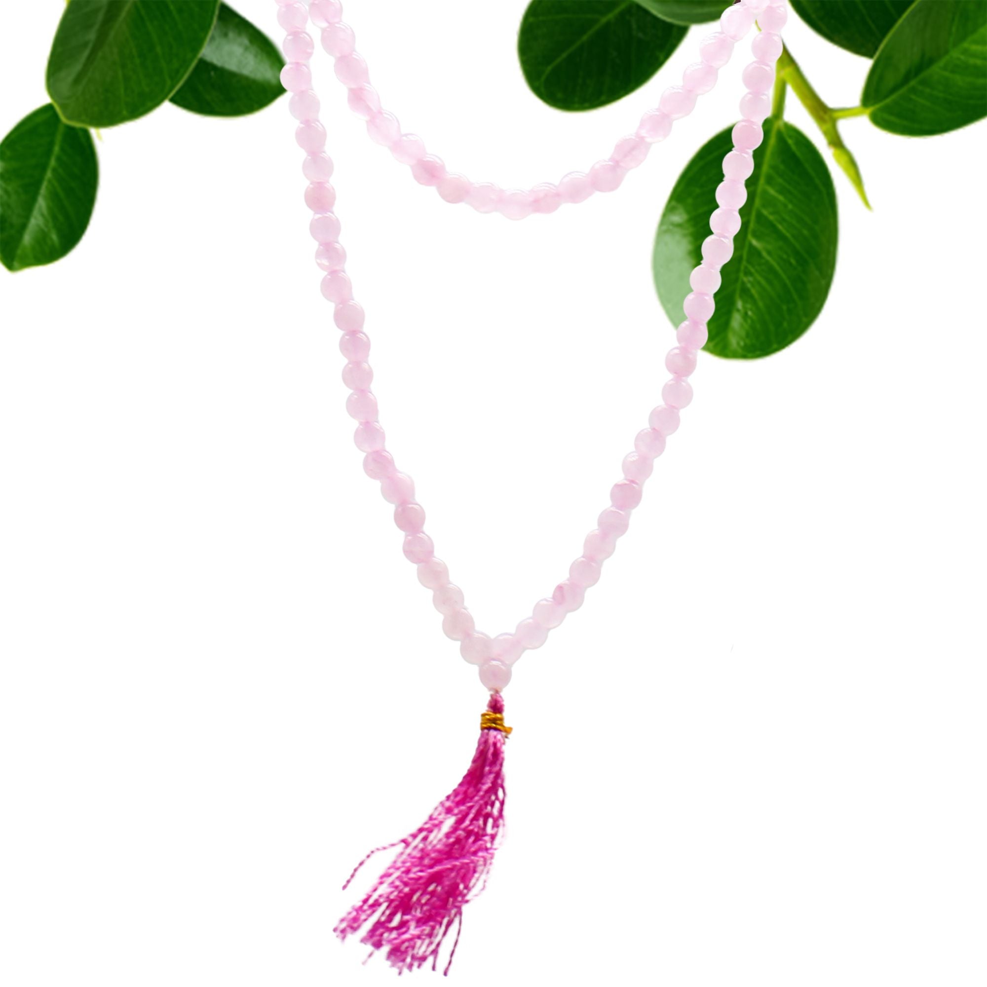 ROSE QUARTZ MALA BEADS