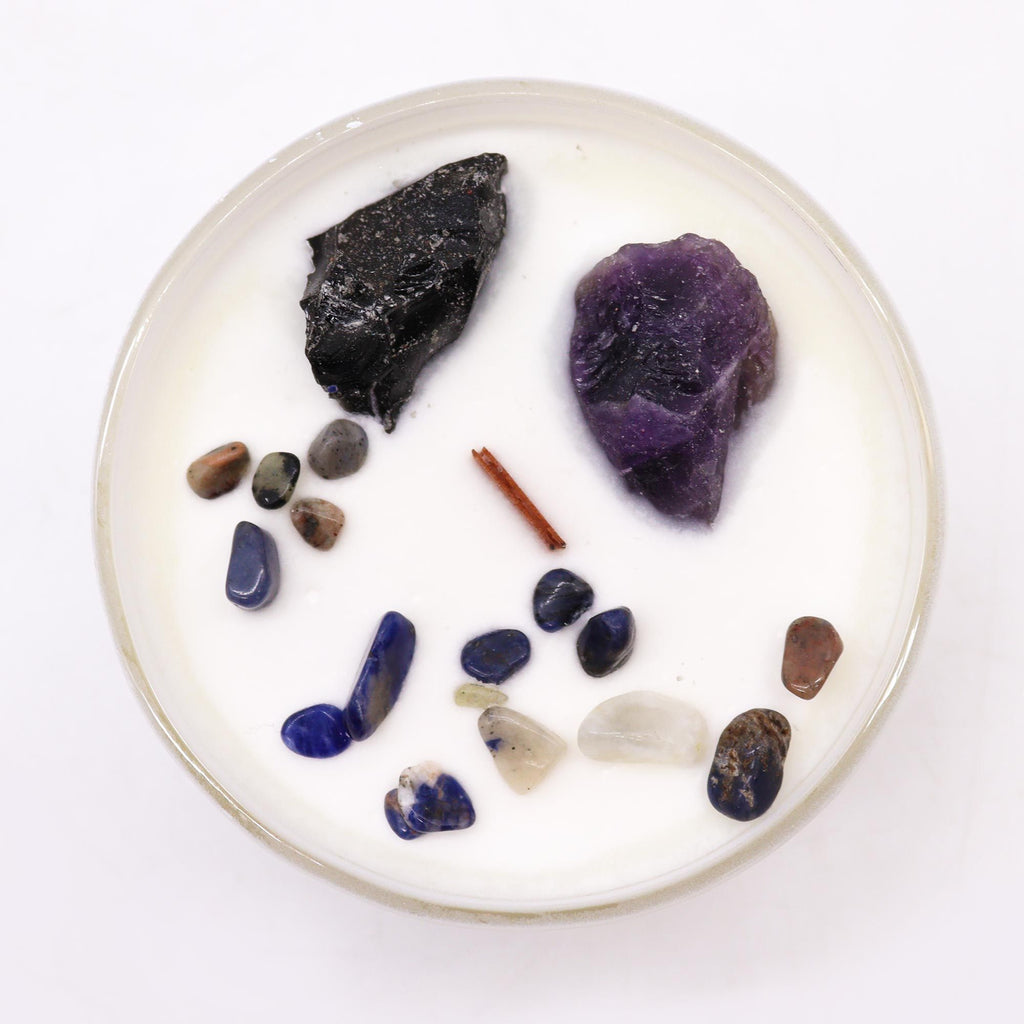 SOLAR PLEXUS CHAKRA CRYSTAL CANDLE