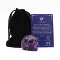 AMETHYST GEMSTONE SKULL