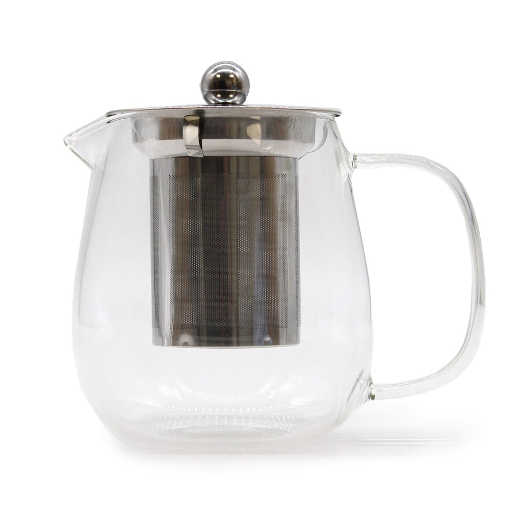 CONTEMPORARY GLASS TEAPOT + INFUSER