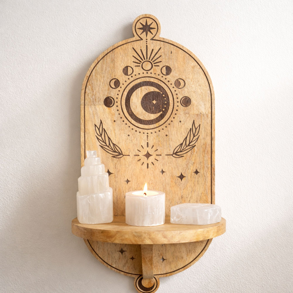 MOON PHASE WALL SHELF