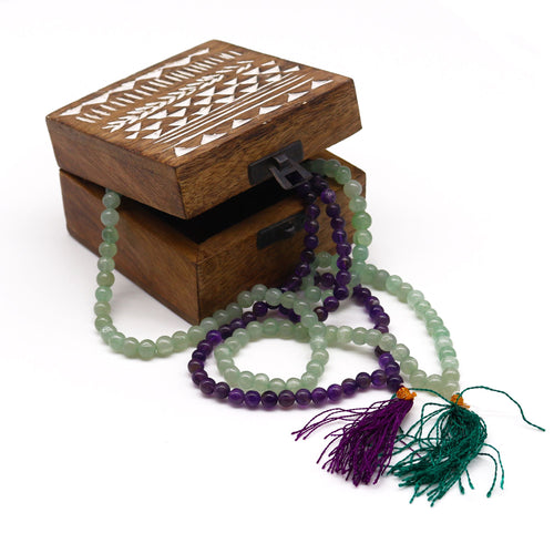 AMETHYST MALA BEADS
