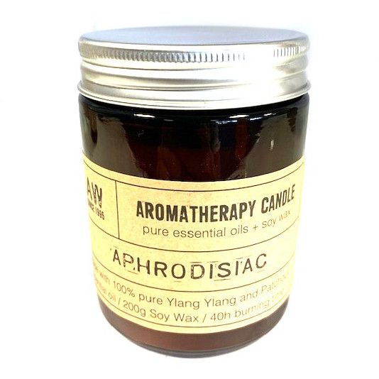 APHRODISIAC AROMATHERAPY SOY CANDLE