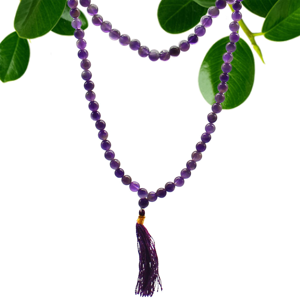 AMETHYST MALA BEADS