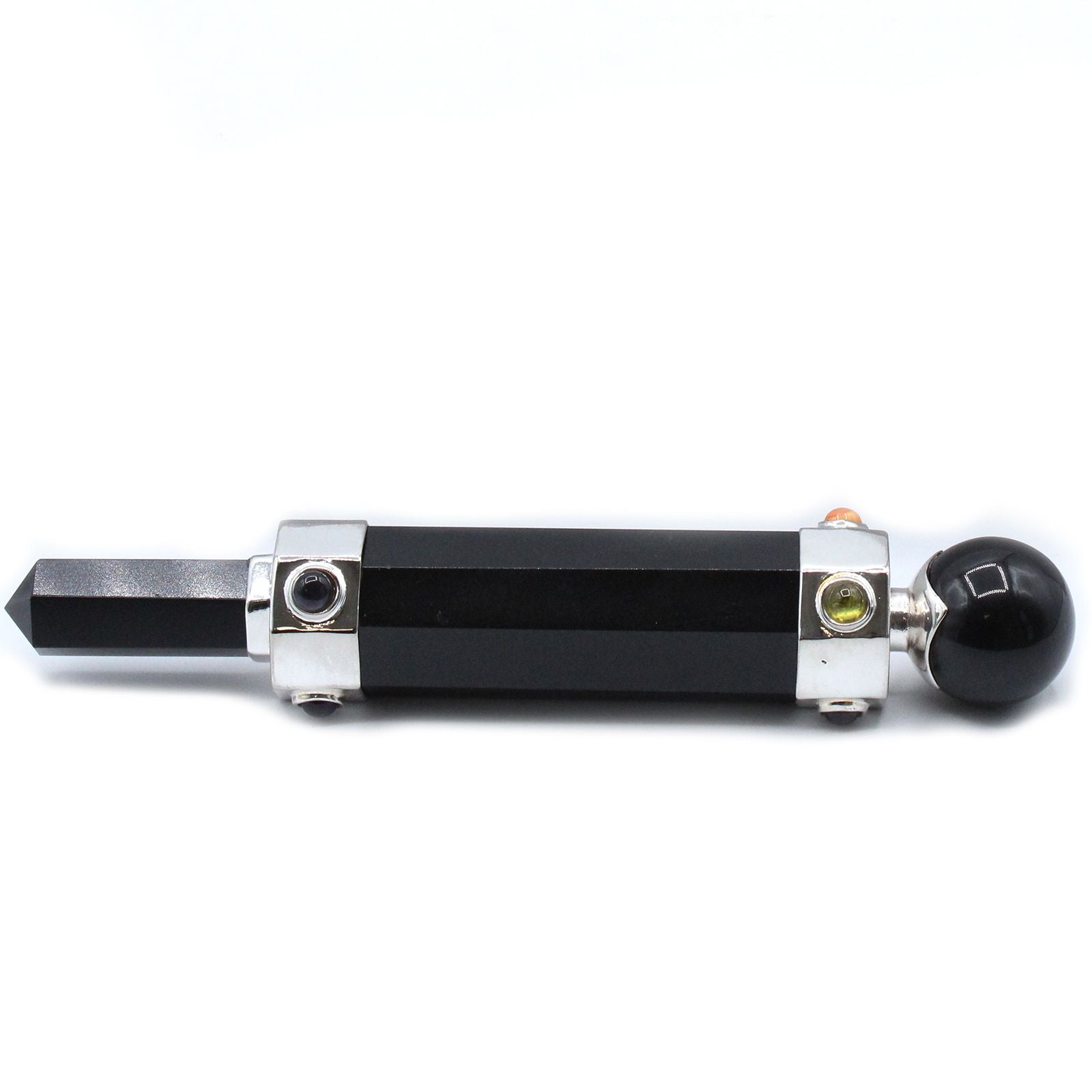 BLACK AGATE HEALING CRYSTAL WAND