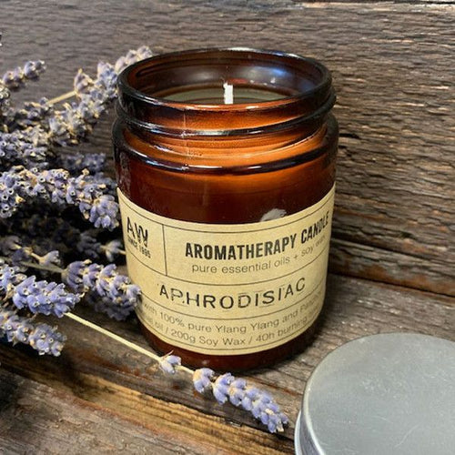 APHRODISIAC AROMATHERAPY SOY CANDLE