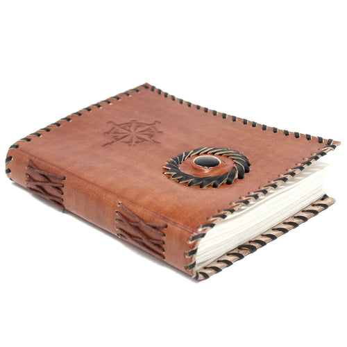 BLACK ONYX LEATHER JOURNAL