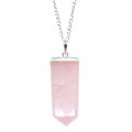 ROSE QUARTZ PENDANT NECKLACE