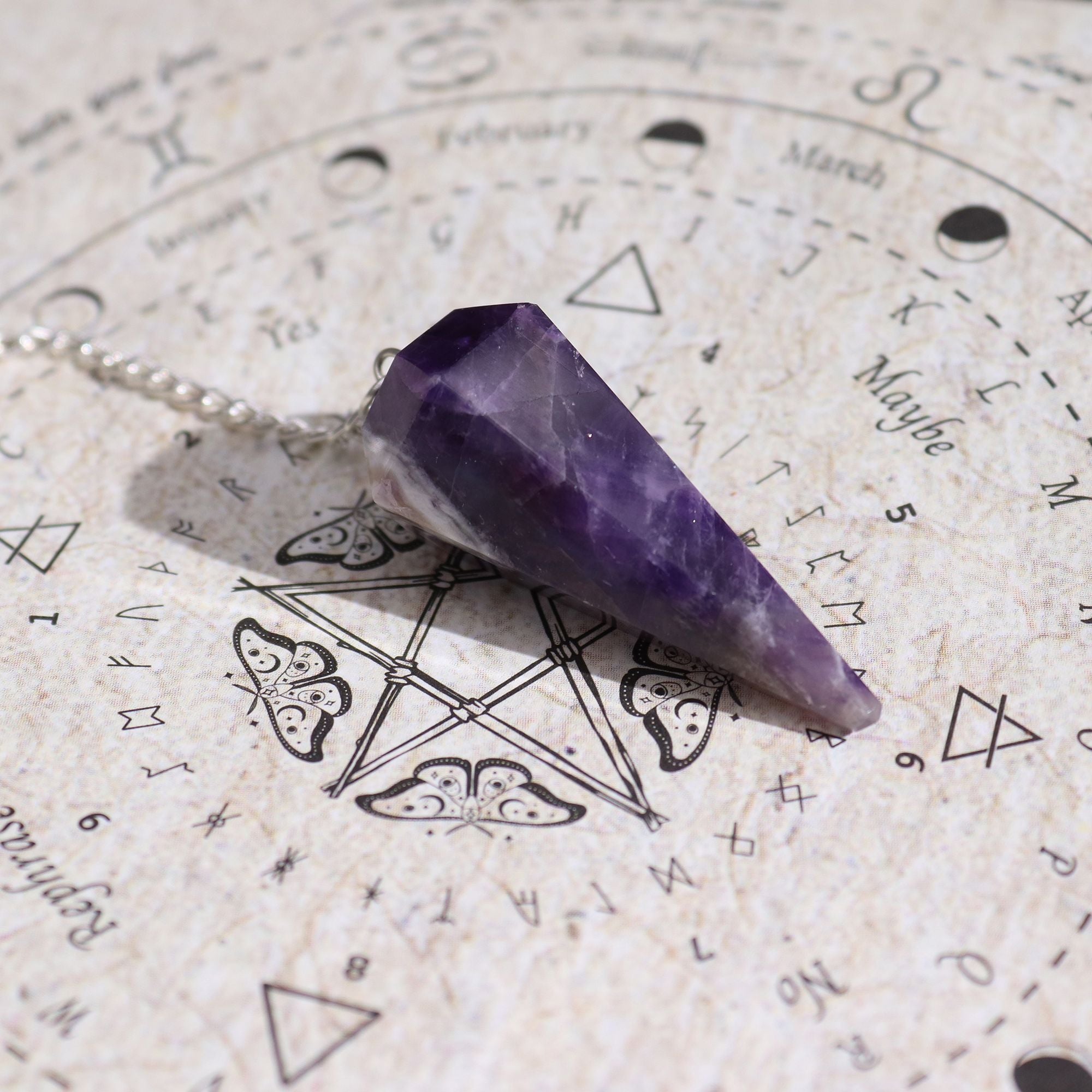 SEDUCTION SPELL INCENSE + AMETHYST PENDULUM SET