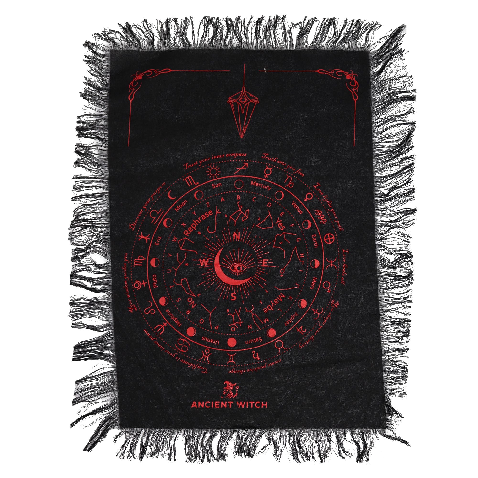 ALL SEEING EYE PENDULUM DIVINATION CLOTH