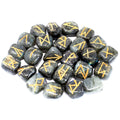 LABRADORITE RUNE STONE SET IN POUCH
