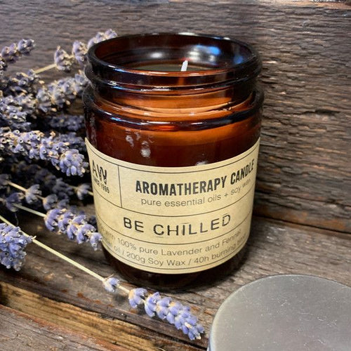 BE CHILLED AROMATHERAPY SOY CANDLE