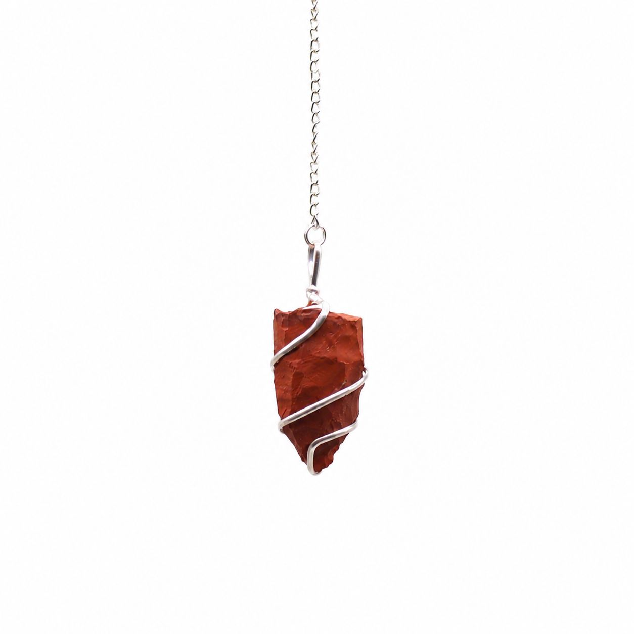 RAW RED JASPER PENDULUM