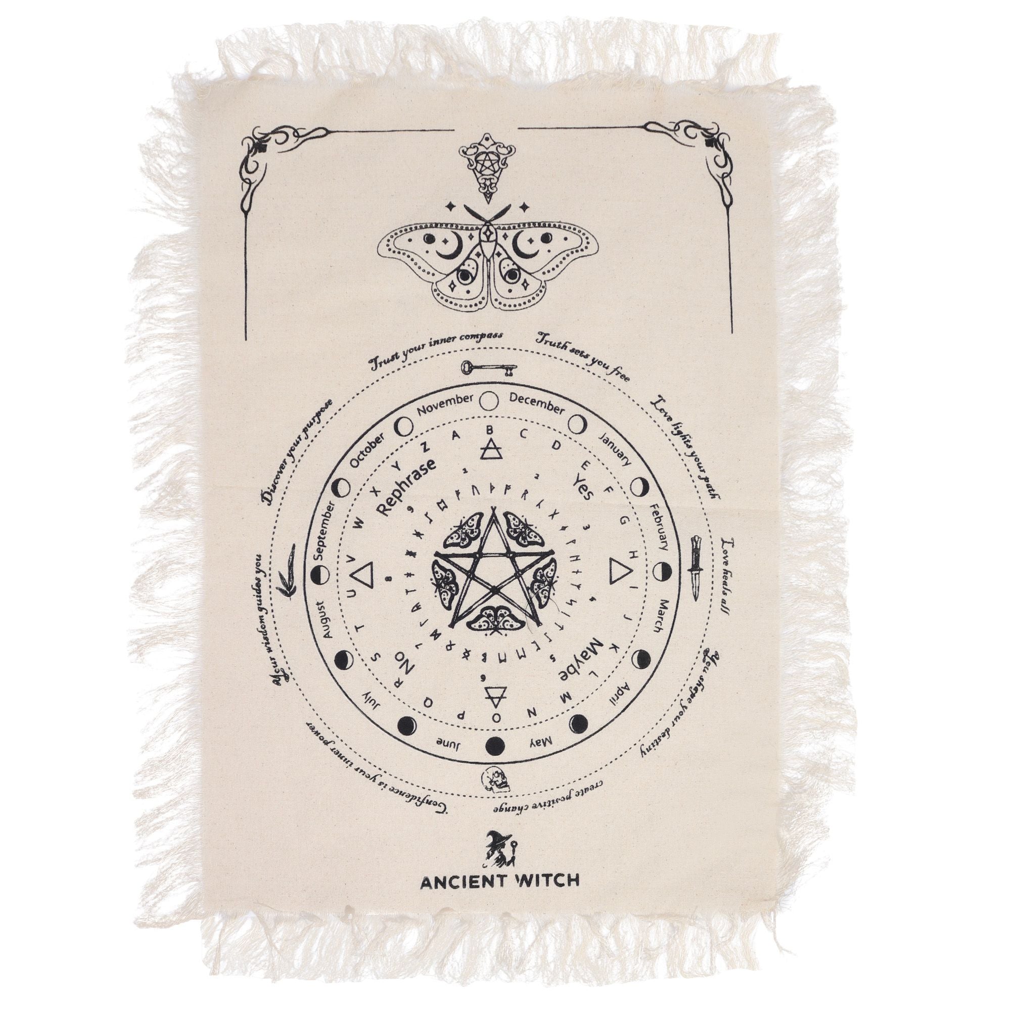 MYSTIC MOTH PENDULUM DIVINATION CLOTH