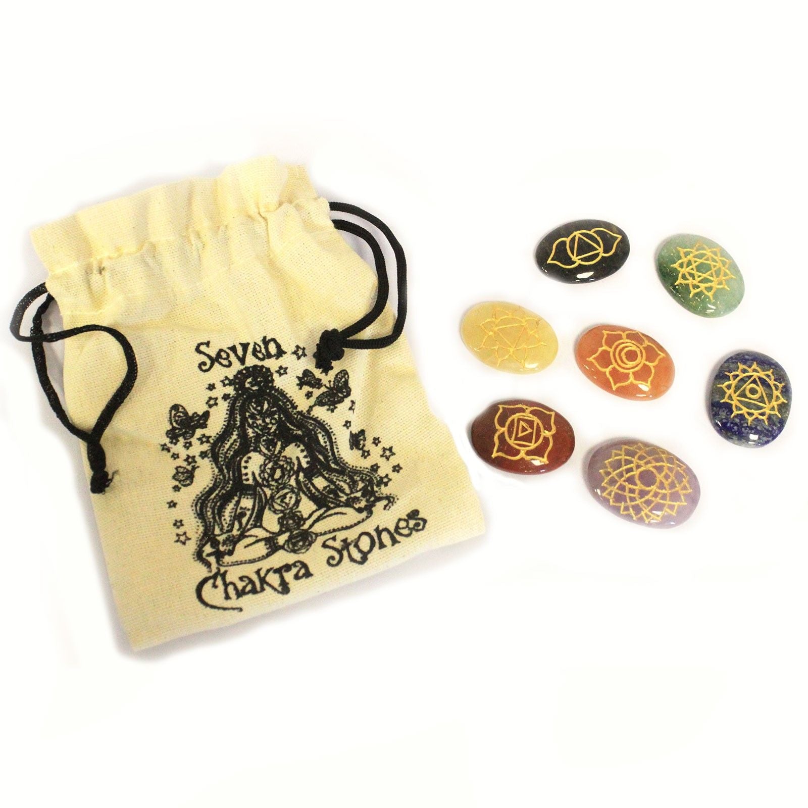 CHAKRA HEALING STONE SET