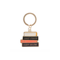 HAUNTED LIBRARY ENAMEL KEYRING