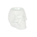 WHITE SKULL OIL BURNER