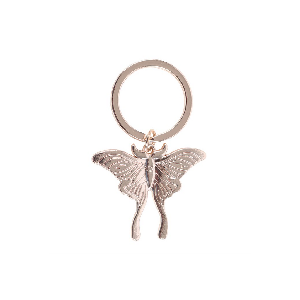 LUNA MOTH KEYRING