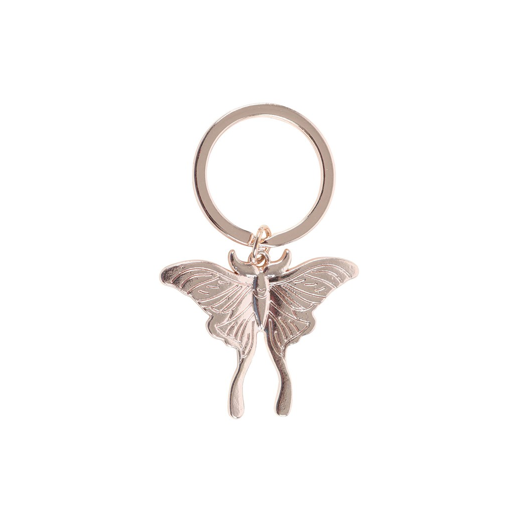 LUNA MOTH KEYRING
