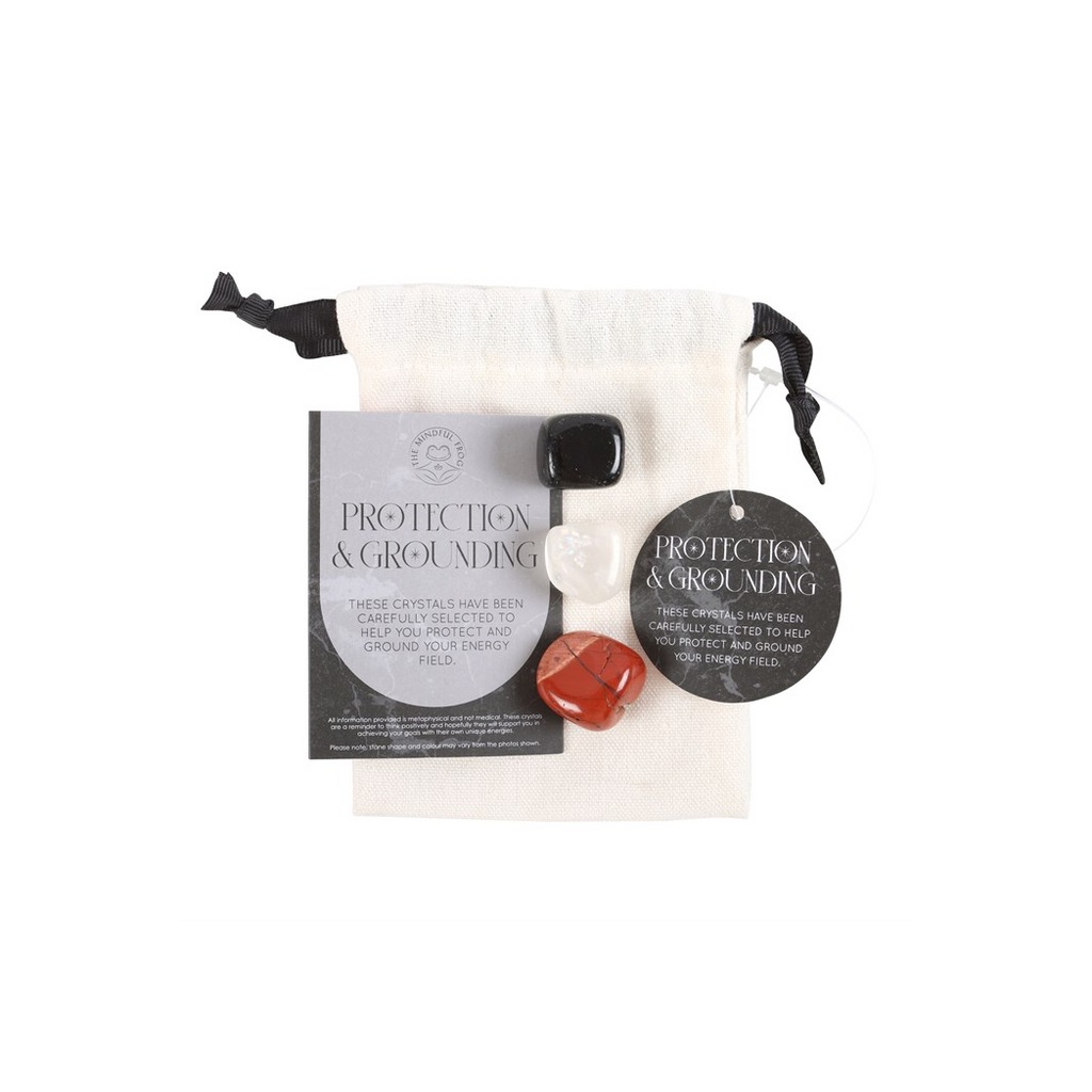 PROTECTION + GROUNDING CRYSTAL GIFT SET