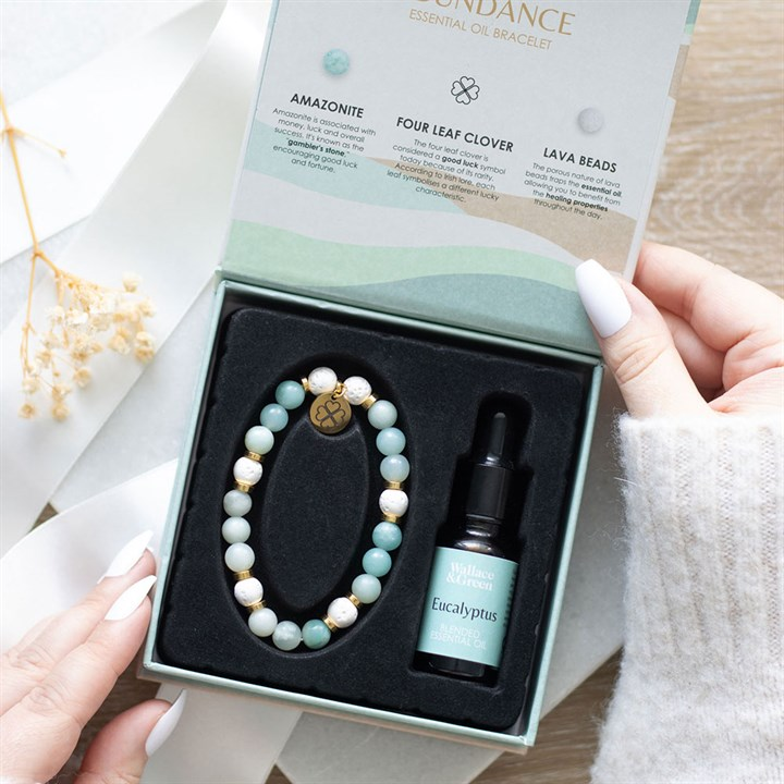 ABUNDANCE BRACELET + ESSENTIAL OIL GIFT SET