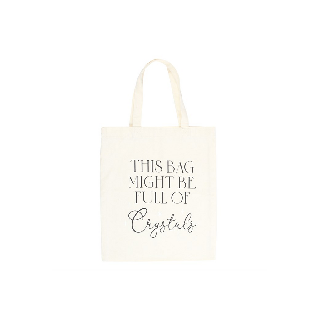 "FULL OF CRYSTALS" TOTE BAG