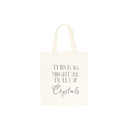 "FULL OF CRYSTALS" TOTE BAG