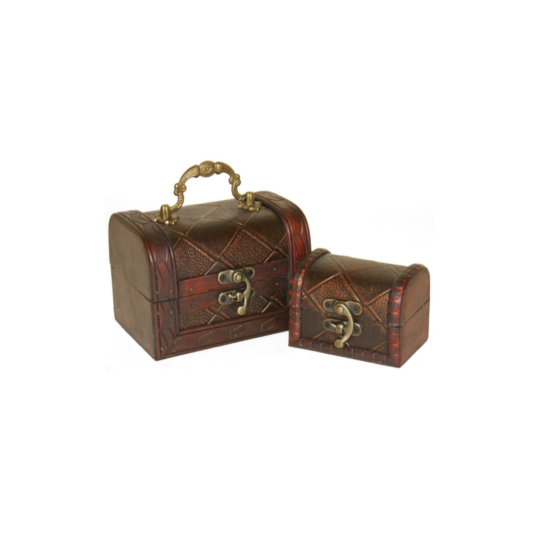 DIAMOND TREASURE CHEST TRINKET BOXES