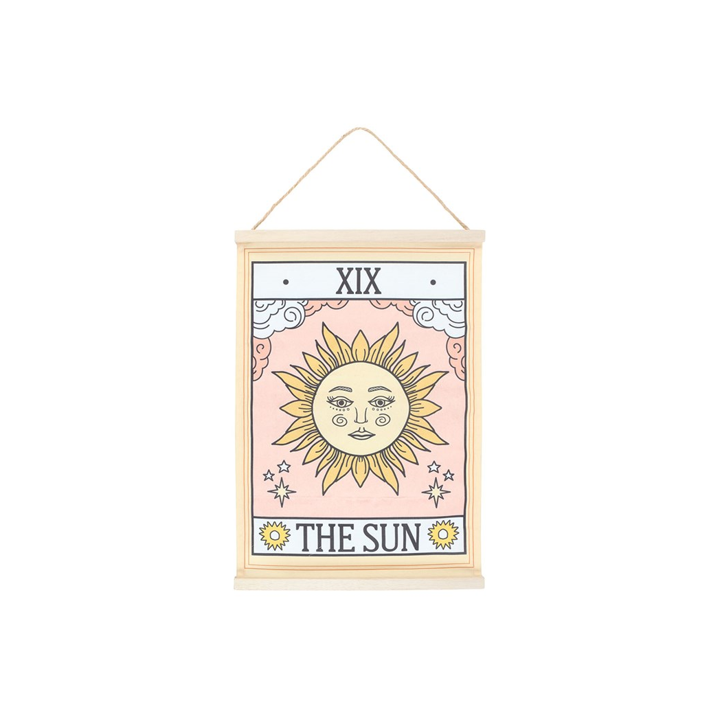 THE SUN VINTAGE TAROT WALL HANGING