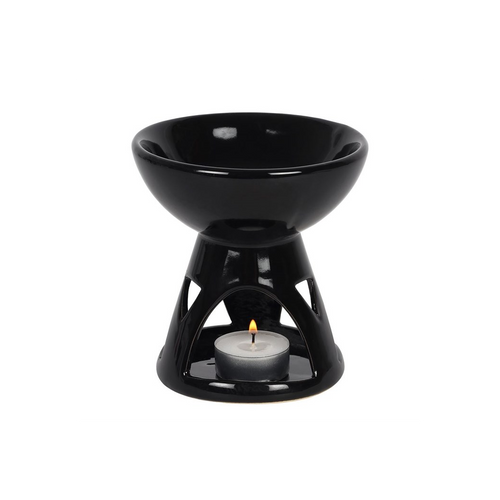 BLACK DEEP BOWL OIL BURNER