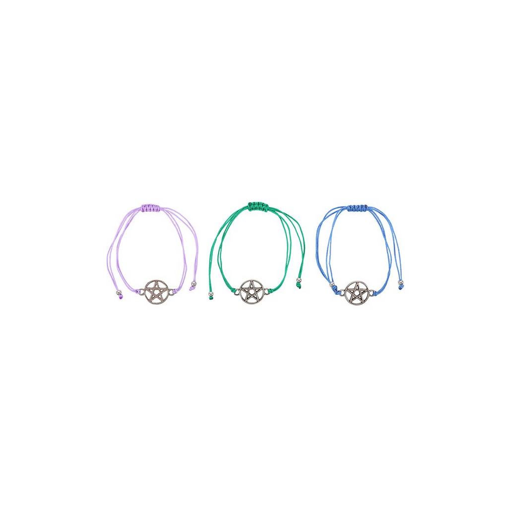 COVEN SISTERS PENTAGRAM BRACELETS SET