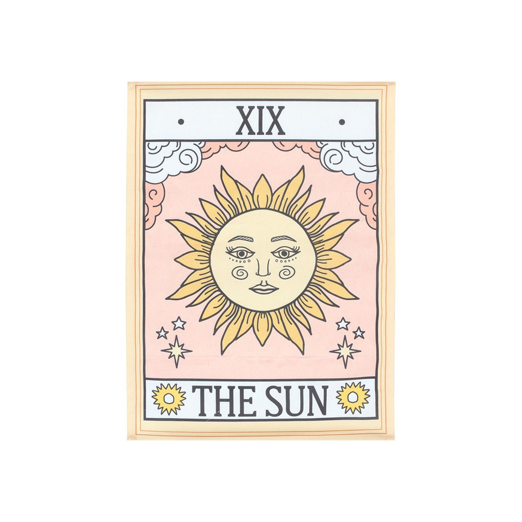 THE SUN VINTAGE TAROT WALL HANGING