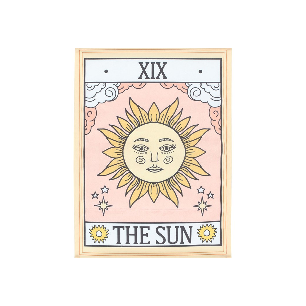 THE SUN VINTAGE TAROT WALL HANGING