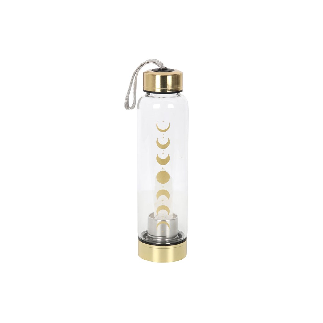 MOON PHASES CRYSTAL WATER BOTTLE
