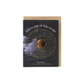 YOU'RE OUT OF THIS WORLD TIGER'S EYE CRYSTAL MOON CARD
