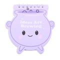IDEAS ARE BREWING CAULDRON NOTEPAD