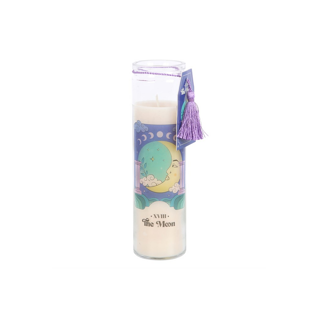 THE MOON TAROT TUBE CANDLE