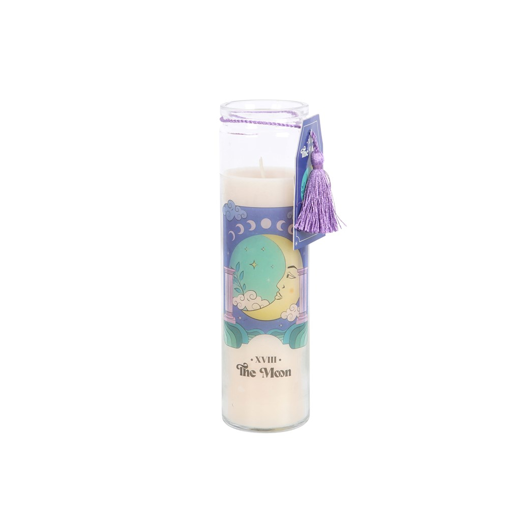 THE MOON TAROT TUBE CANDLE