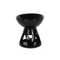 BLACK DEEP BOWL OIL BURNER
